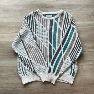 Jantzen oversized grandpa sweater made in Canada. Unisex
